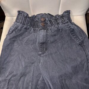 Urban Outfitters Charcoal Paperbag Waist Pants